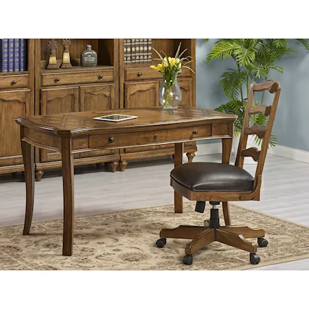 Writing Desk with Office Side Chair